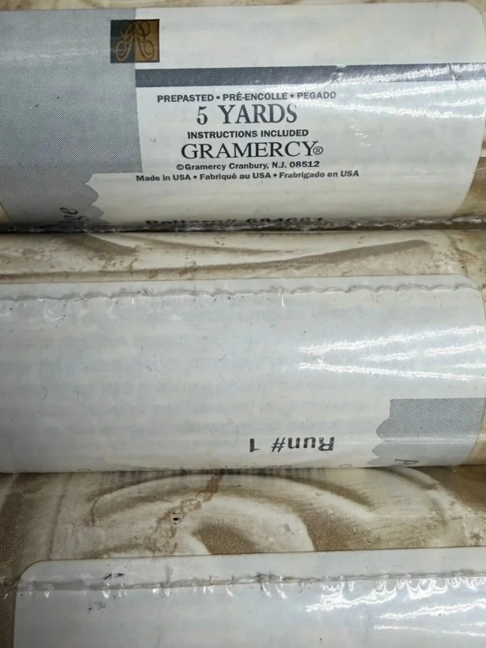 3 Rolls Gramercy Vintage Wallpaper Border Crown Molding Architectural 684681 NEW
